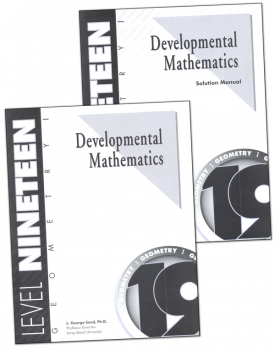 Developmental Math Level 19 Teacher & Student