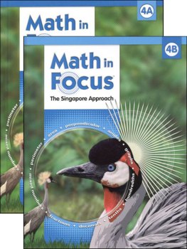 Math in Focus Grade 4 Student Book A & B Set