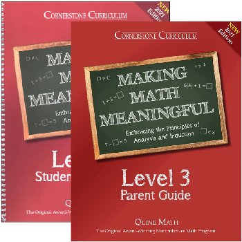 Making Math Meaningful 3 Parent/Teacher Combo Set (2021 edition)