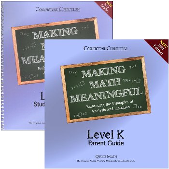 Making Math Meaningful K Parent/Teacher Combo Set (2021 edition)