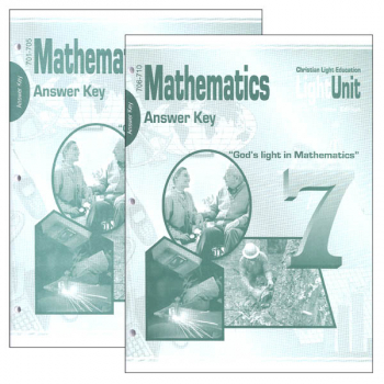 Mathematics LightUnit 701-710 Answer Key Set Sunrise Edition