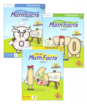 Meet the Math Facts Addtn Coloring Book Pack