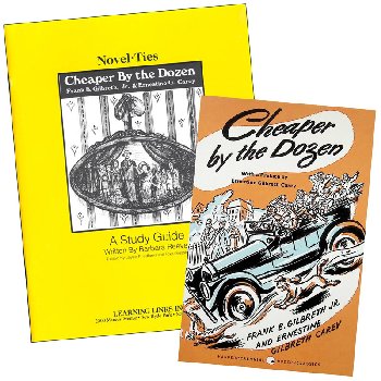 Cheaper By the Dozen Novel-Ties Study Guide & Book Set