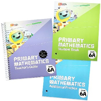 Primary Math 2022 Grade 6A Semester Set