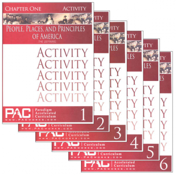 People, Places & Principles America Activities Package Year 1 (Chapters 1-6)