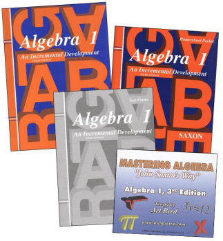 Saxon Algebra 1 And Mastering Algebra DVD Package | Rainbow Resource ...