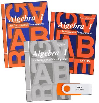 Saxon Algebra 1 & Mastering Algebra USB Package