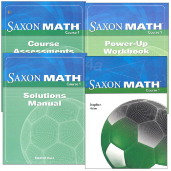 Saxon Math Course 1 Homeschool Kit | Saxon Publishers