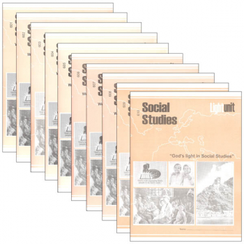 Social Studies 601-610 LightUnit Set old edition for 7th grade
