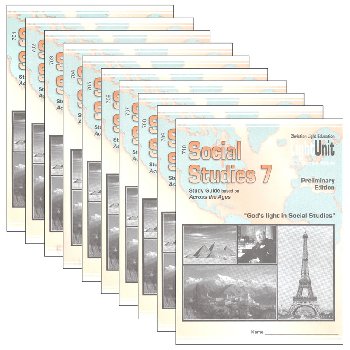 Social Studies 701-710 LightUnit Set Sunrise Preliminary Edition