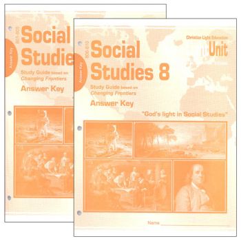 Social Studies 801-810 LightUnit Answer Key Set Sunrise Edition