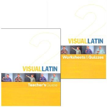 Visual Latin 2 Printed Book Set (Worksheets & Teacher's Guide)
