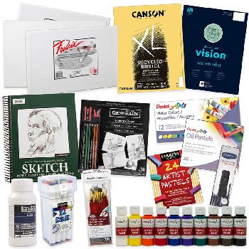 Visual Manna Online Art Intensive Supply Kit