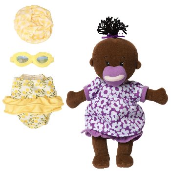 Wee Baby Stella Brown Doll with Sun Outfit