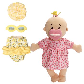 Wee Baby Stella Peach Doll with Sun Outfit