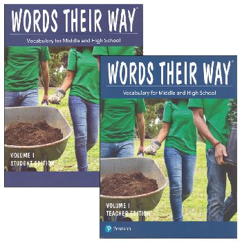 Words Their Way Vocabulary Middle and High School Set Volume 1