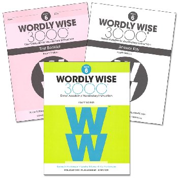 Wordly Wise 3000 4th Edition Book 6 Set